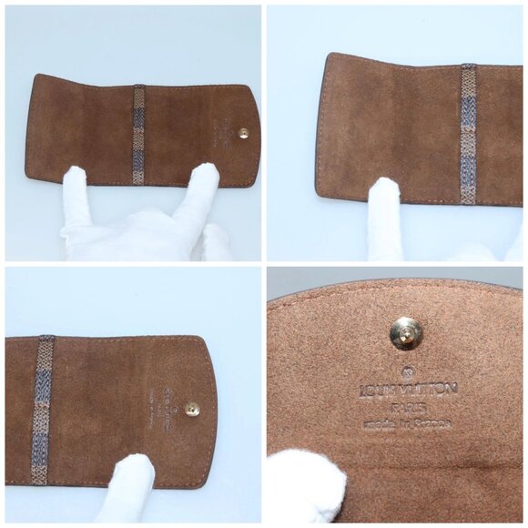 LOUIS VUITTON Damier Ebene Cuff Case LV Auth 125074 - Picture 15 of 16